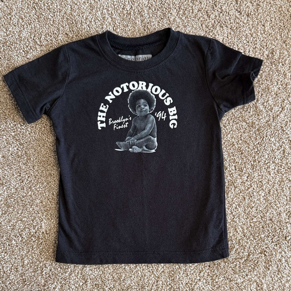 The Notorious B.I.G. Kids Black T-Shirt